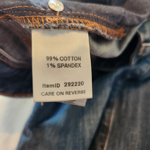 L.L. Bean Favorite Fit Jeans Women’s Size 12 Regular Blue Denim Stretch - Picture 6 of 8